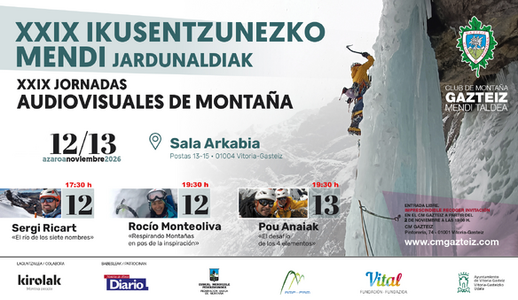 Foto JORNADAS AUDIOVISUALES DE MONTAÑA